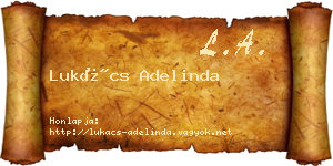 Lukács Adelinda névjegykártya
